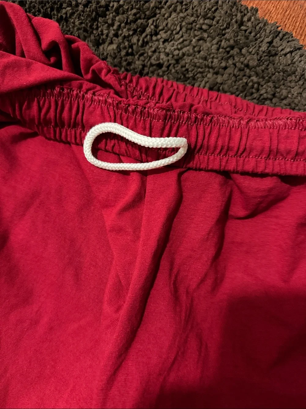 Men's Athletic Performance Shorts in Deep Red